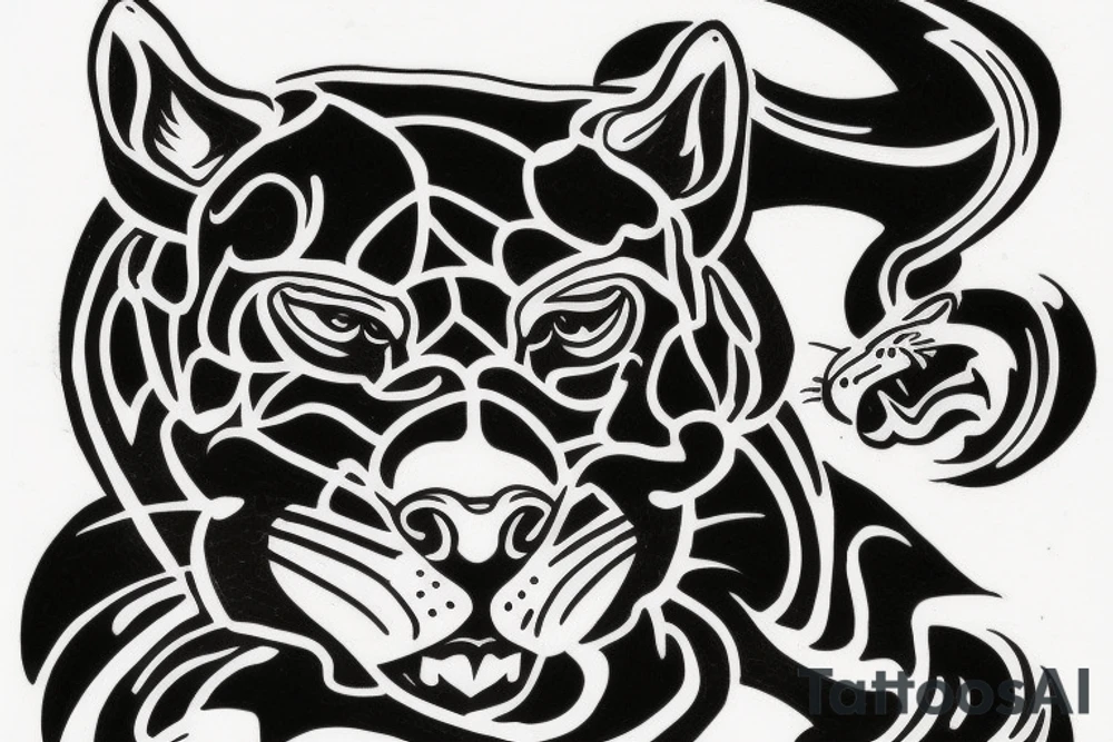 Panther tattoo idea