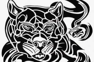 Panther tattoo idea