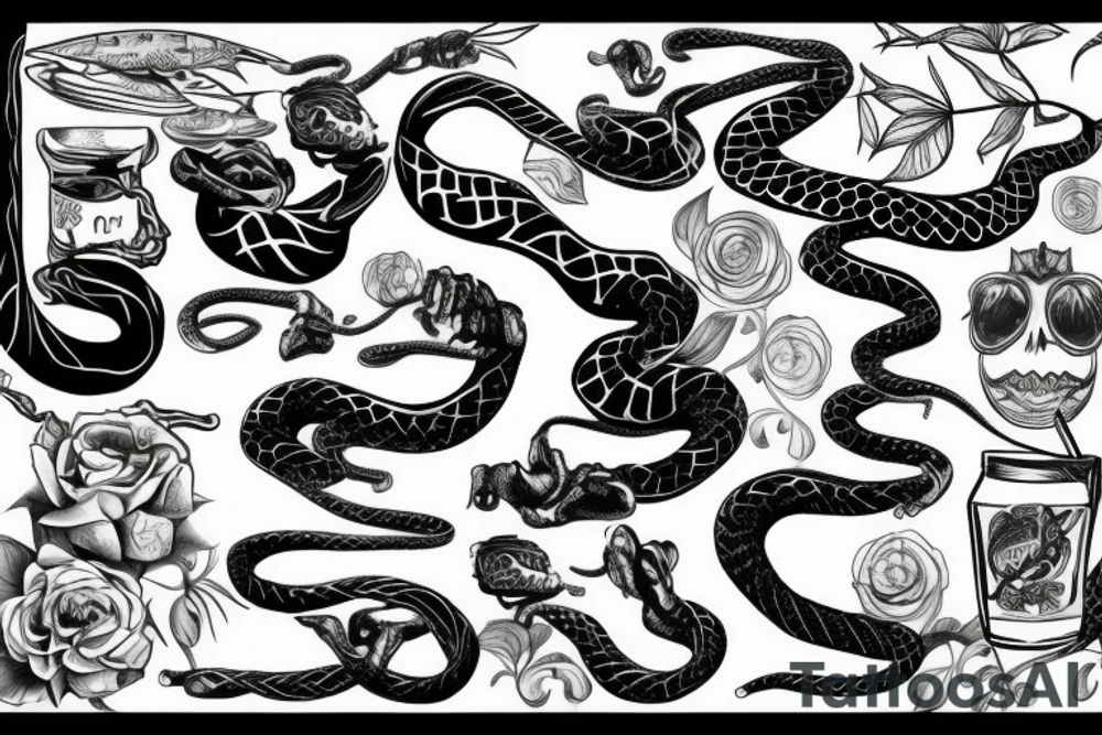 snake tattoo idea