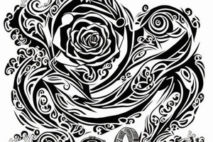 Coffin shaped wedding ring tattoo tattoo idea