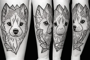 Samoyed tattoo idea
