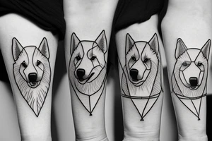 Samoyed tattoo idea