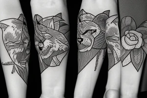 Samoyed tattoo idea
