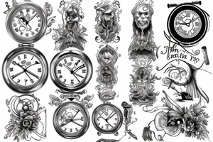 Father Time tattoo idea