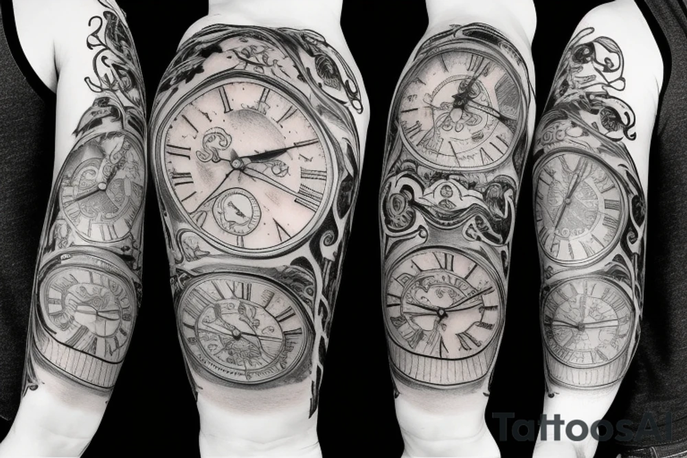 Father Time tattoo idea