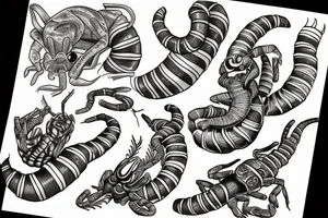 Scolopendra tattoo idea