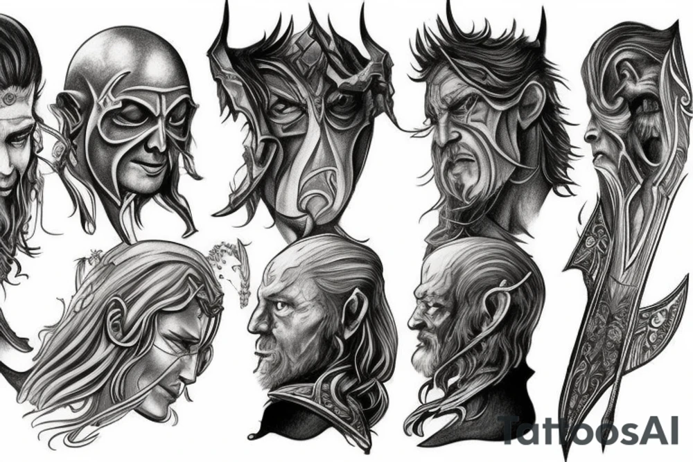 Lord of the rings tattoo idea