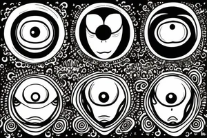 Third eye experience with caption "I have three eyes. Two to look and one to see." tattoo idea