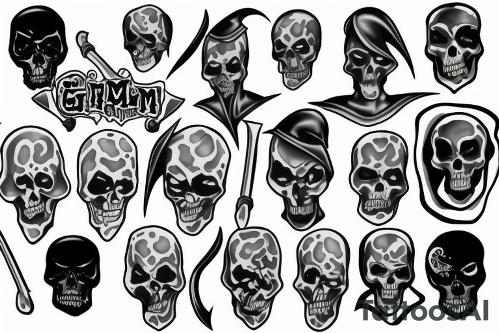 Grim reaper tattoo idea