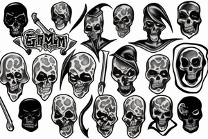 Grim reaper tattoo idea