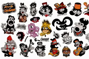 Rockabilly muppet tattoo idea