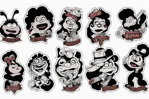 Rockabilly muppet tattoo idea