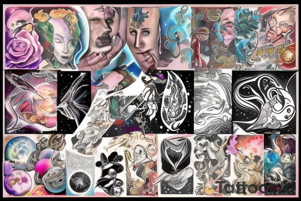 Universe tattoo idea
