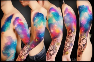Galaxy tattoo idea