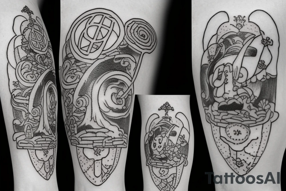 anime one peace tattoo idea