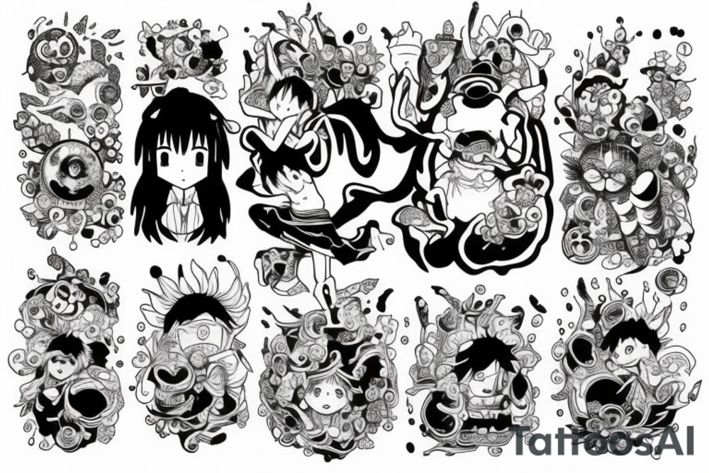 anime one peace tattoo idea