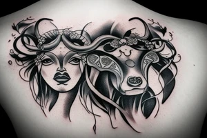 taurus goddess tattoo idea