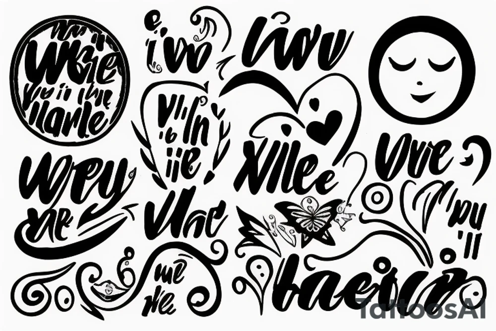 a tattoo with the words "I'll wear your sadness like its mine" tattoo idea