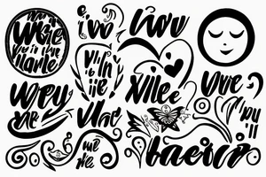 a tattoo with the words "I'll wear your sadness like its mine" tattoo idea