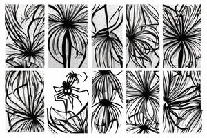 spider lily tattoo idea
