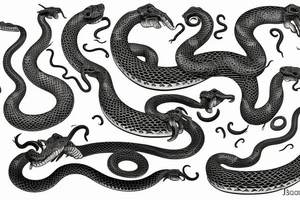 Naga snake tattoo idea