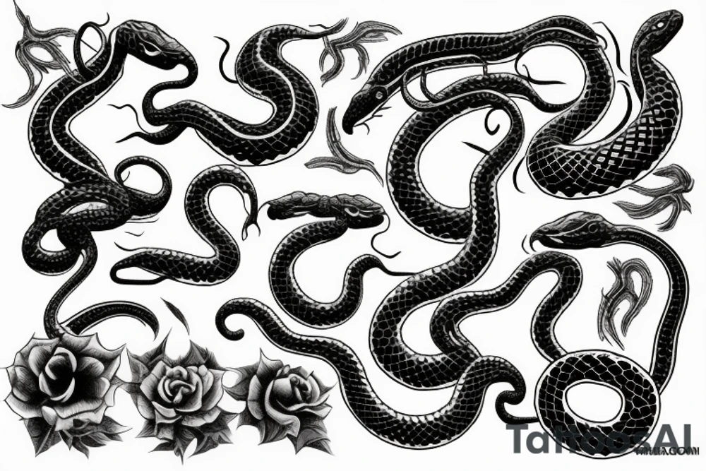 Naga snake tattoo idea