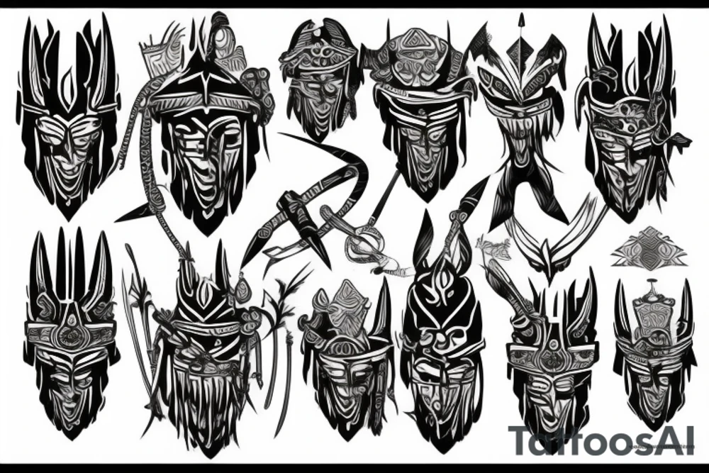 Warrior tattoo idea