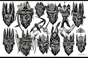 Warrior tattoo idea