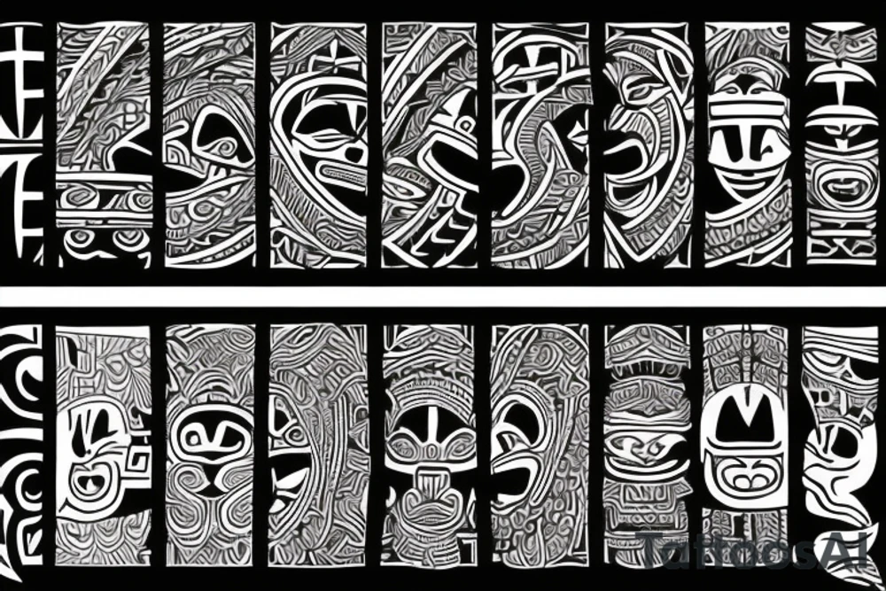 Filipino tribal tattoo idea