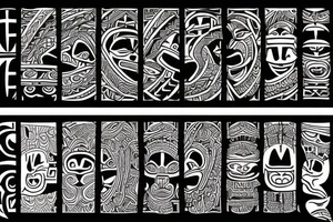 Filipino tribal tattoo idea