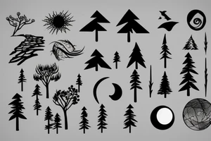 environment and nature tattoo idea