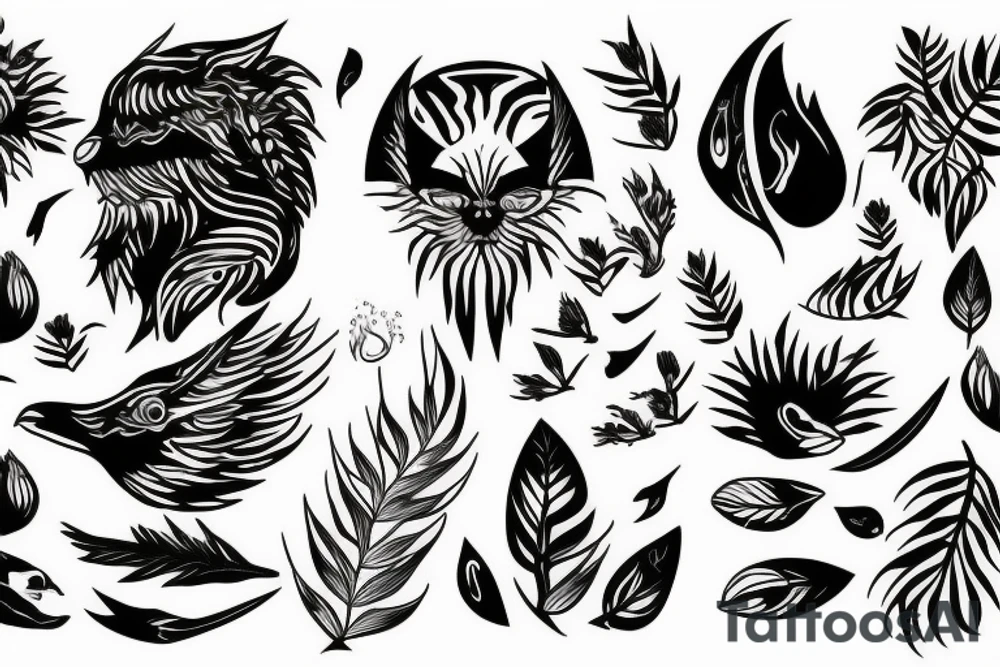 environment and nature tattoo idea