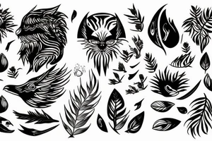 environment and nature tattoo idea