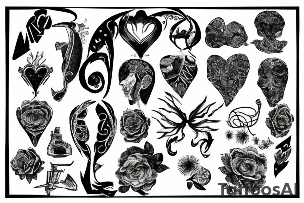 Human left lung tattoo idea