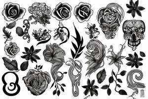 Human left lung tattoo idea
