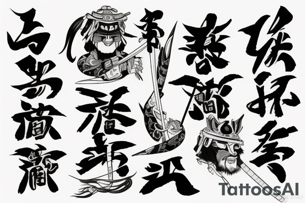samurai centipede tattoo idea