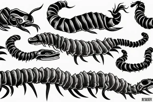 centipede tattoo idea