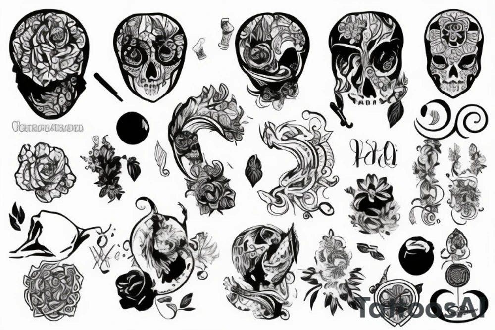 японская катана tattoo idea