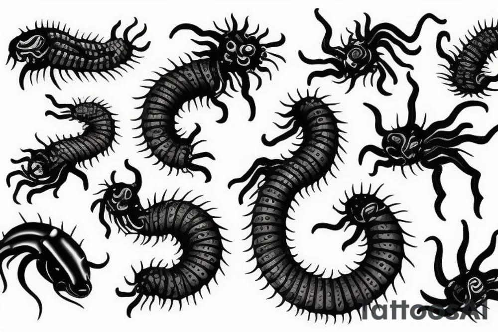 centipede tattoo idea