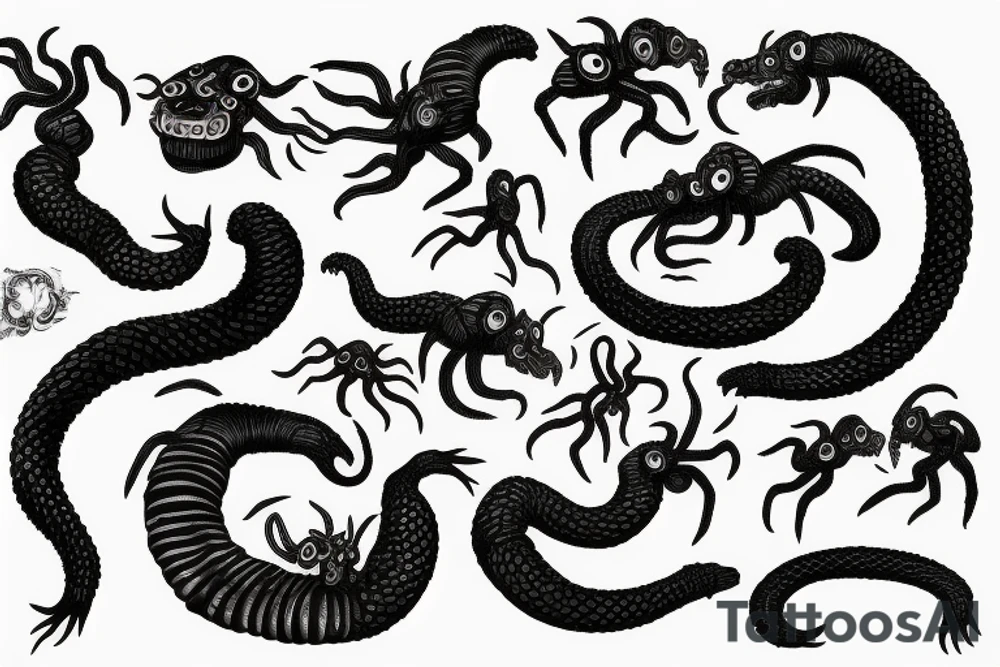 centipede tattoo idea