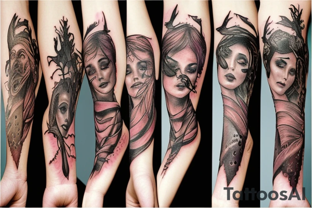 earth witch tattoo idea