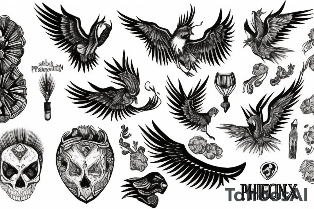 pheonix tattoo idea