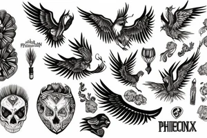 pheonix tattoo idea