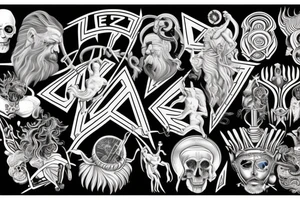 zeus god tattoo idea