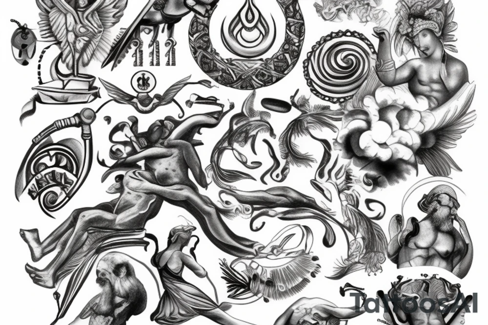 god zeus tattoo idea