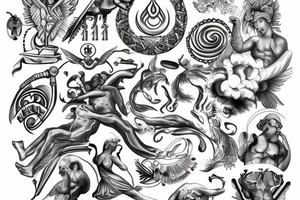 god zeus tattoo idea