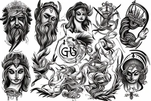 god zeus tattoo idea