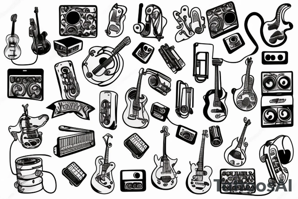 music sign tattoo idea