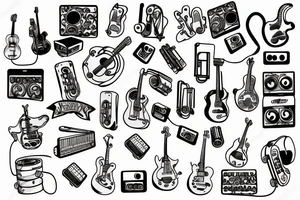 music sign tattoo idea