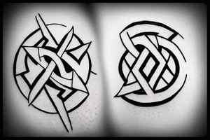 Nordic runes brotherhood tattoo idea